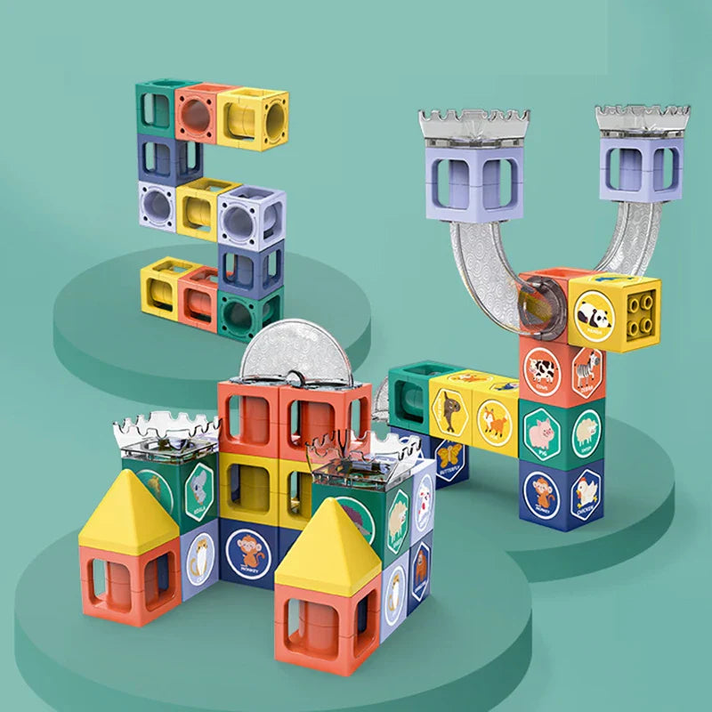 STEM Magic Magnet Blocks | Magnetic Square Run Set - Image 2