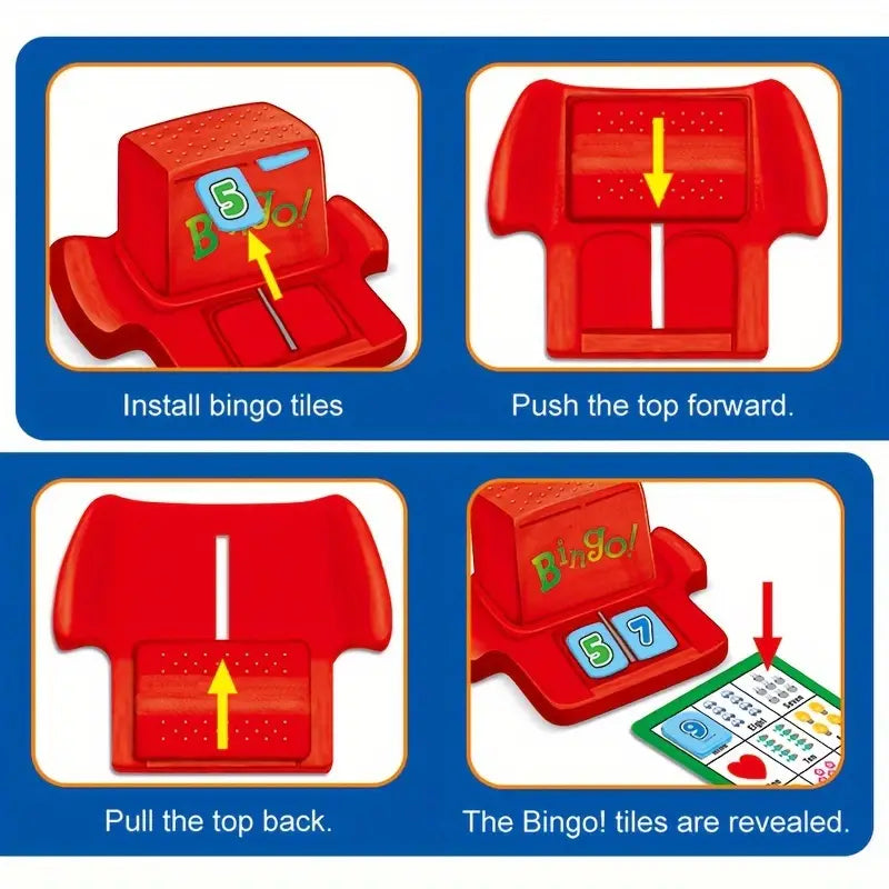 Bingo Penguin Wow Fish | Bingo Cards Toy - Image 2