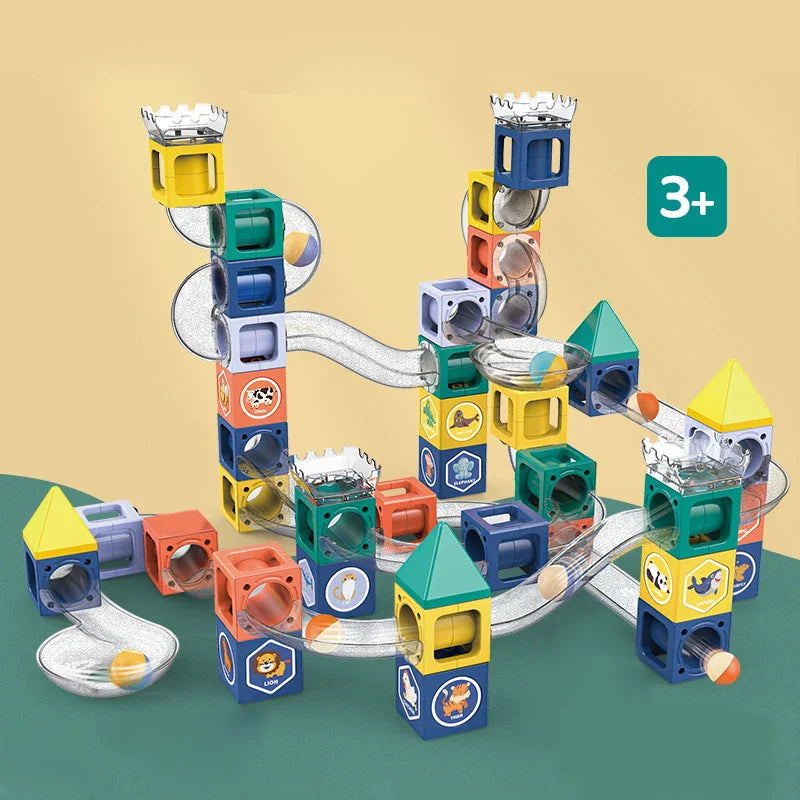 STEM Magic Magnet Blocks | Magnetic Square Run Set - Image 3