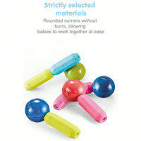 42 Pieces DIY 3D Model Magnetic Stick and Ball Construction Set