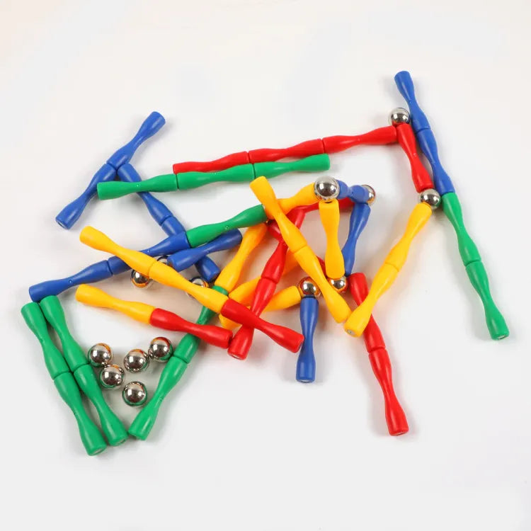 Master Magnetic Construction Blocks | Magnetic Balls & Sticks | 63 & 124 Pcs - Image 3