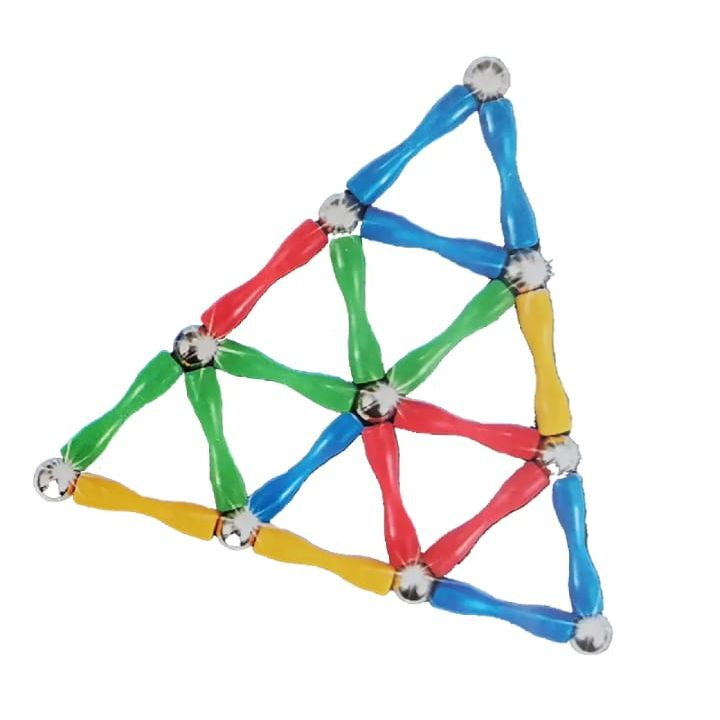 Master Magnetic Construction Blocks | Magnetic Balls & Sticks | 63 & 124 Pcs - Image 5