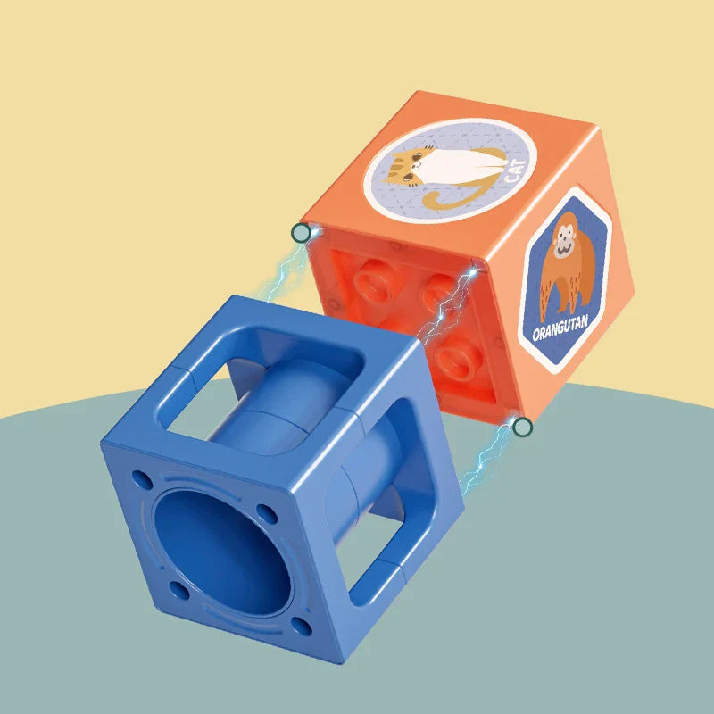 STEM Magic Magnet Blocks | Magnetic Square Run Set - Image 6