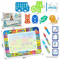 Kids drawing pad, mess-free water doodle mat, educational toy, creative play, gift for toddlers, easy storage.