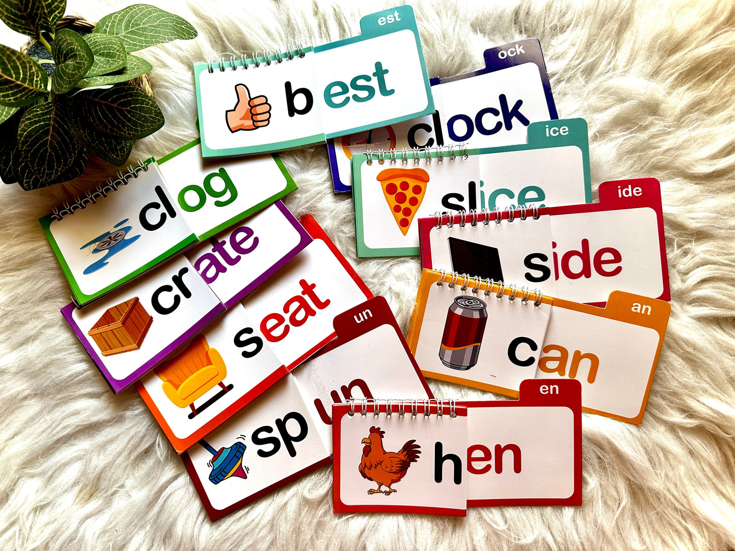30 Read and Rhyme Flip Books - 300 Words Phonics Set