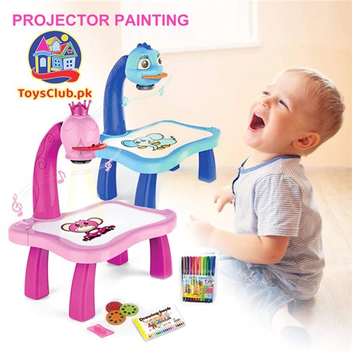 Kids Drawing Projector Table, trace & draw with light, music. Position 11 of 11.