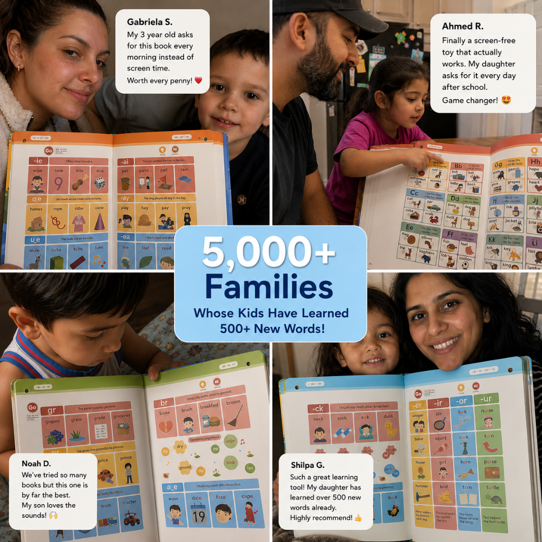Rechargeable First Phonics Sound Book for Toddlers