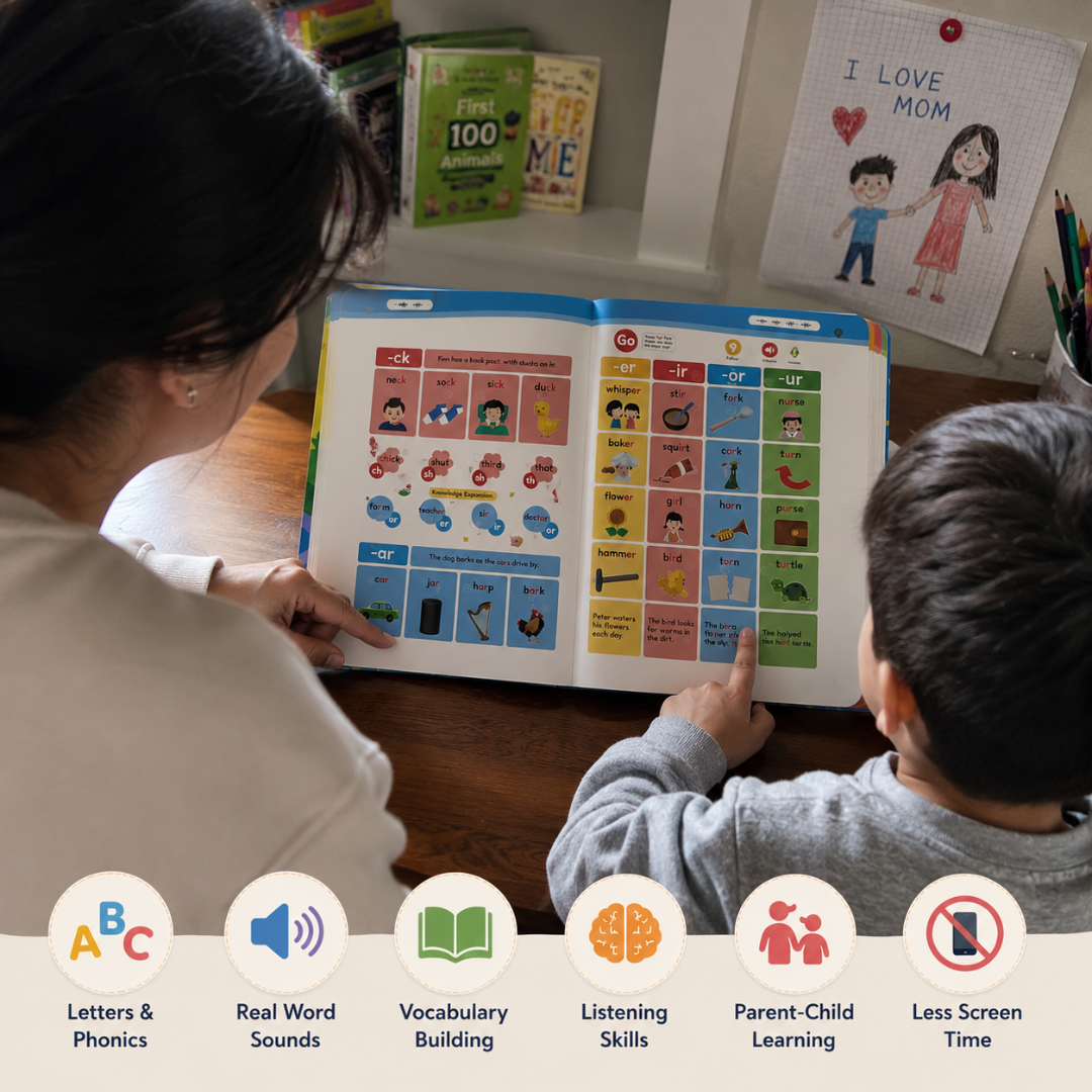 Rechargeable First Phonics Sound Book for Toddlers