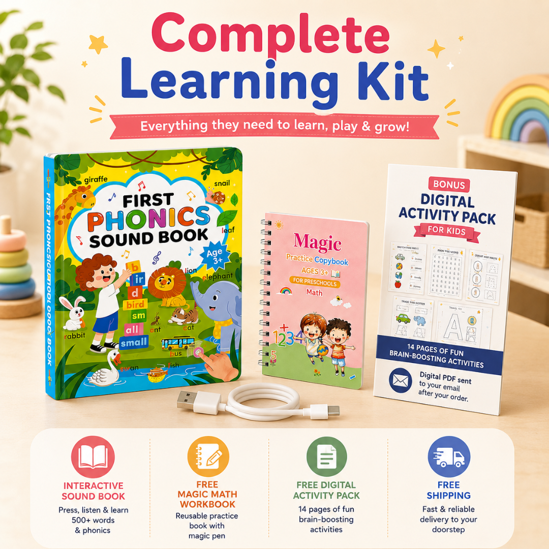 Rechargeable First Phonics Sound Book for Toddlers