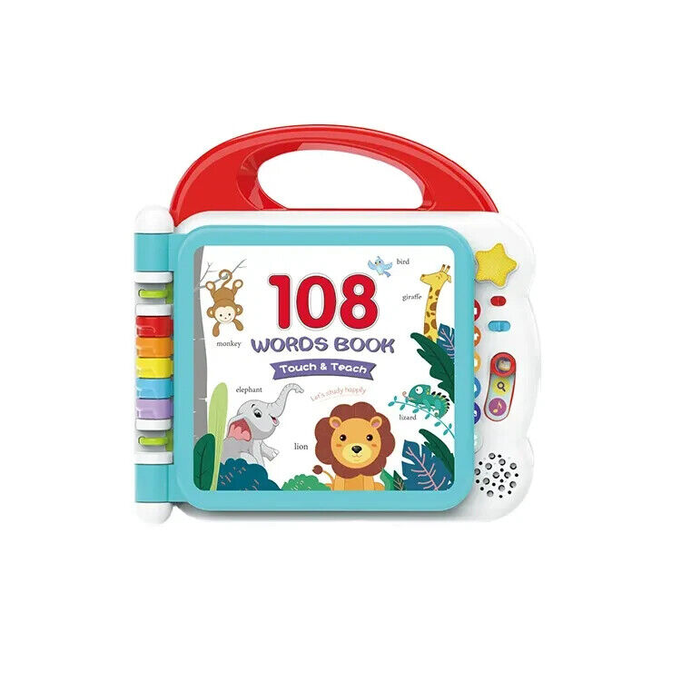 Kids Melody 108 Words Book | 3 Learning Modes, Bluetooth Function & 12 Subjects-108 Sight Words - Image 8